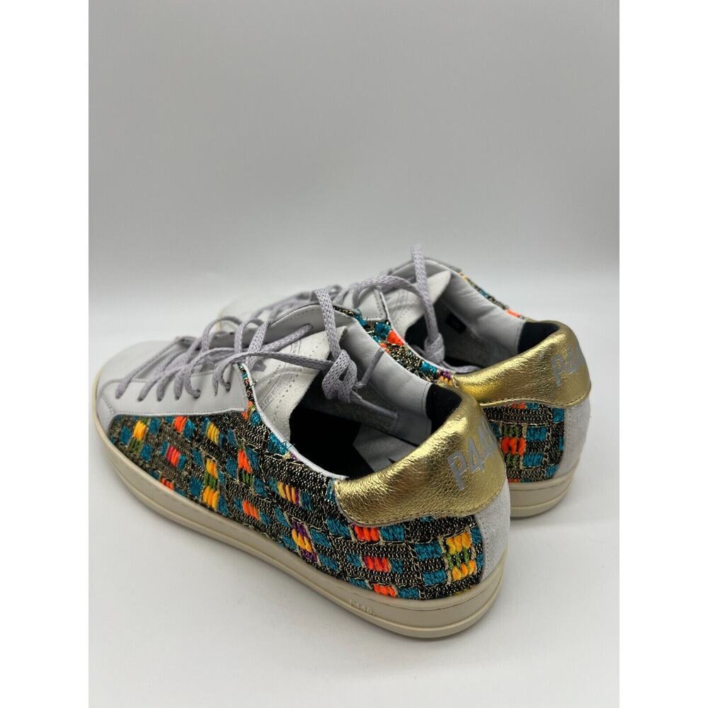 P448 John Malhia Low Top Multicolor Women’s Sneakers Size EUR 39/Us 9 NEW - Picture 9 of 12